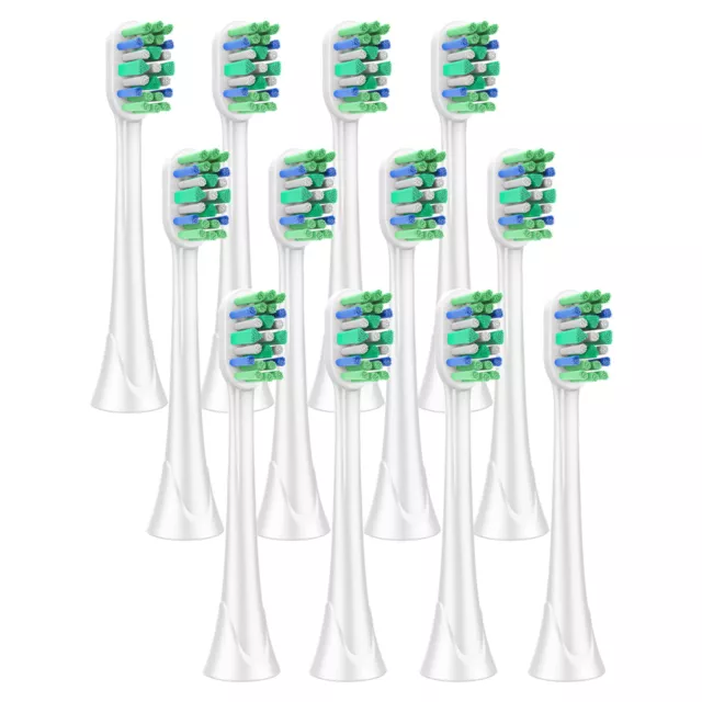 12x Ersatzbürsten für Philips Sonicare Aufsteckbürsten für alle Sonicare Modelle