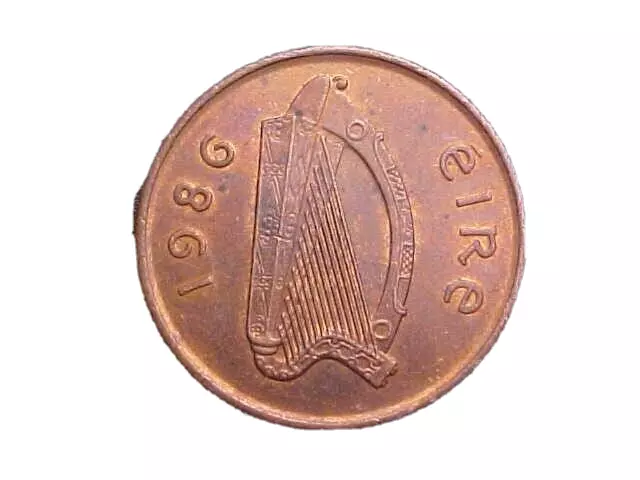 1986 Ireland 2 Pence KM# 21 - Very Nice High Grade Collector Coin!-c3558xux
