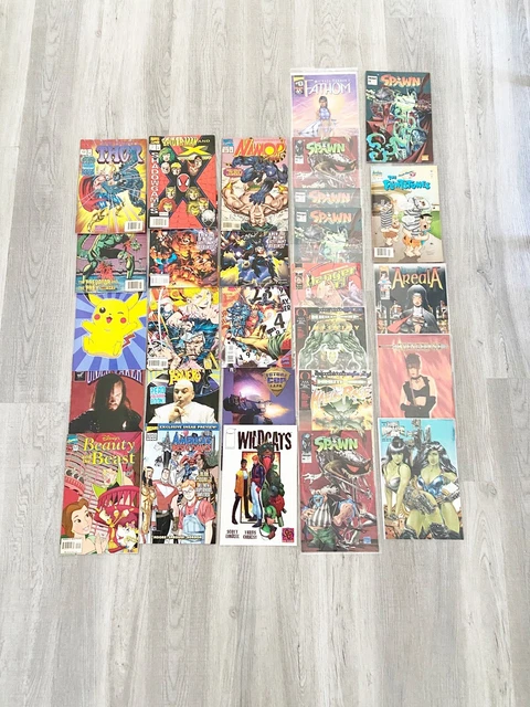 Huge Comic Book Lot High Impact Areala Thor Spider-Man Pokémon X-Men 27