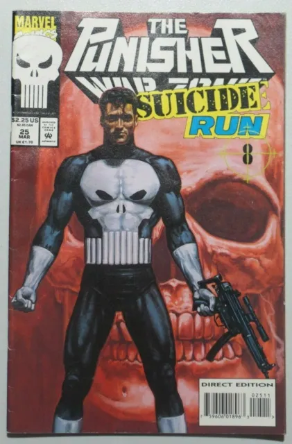 The Punisher War Zone Suicide Run #25 Marvel Comic Book 1994 9726