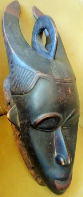 Masque Senoufo Ancien / Afrique Art Premier / Epoque Coloniale