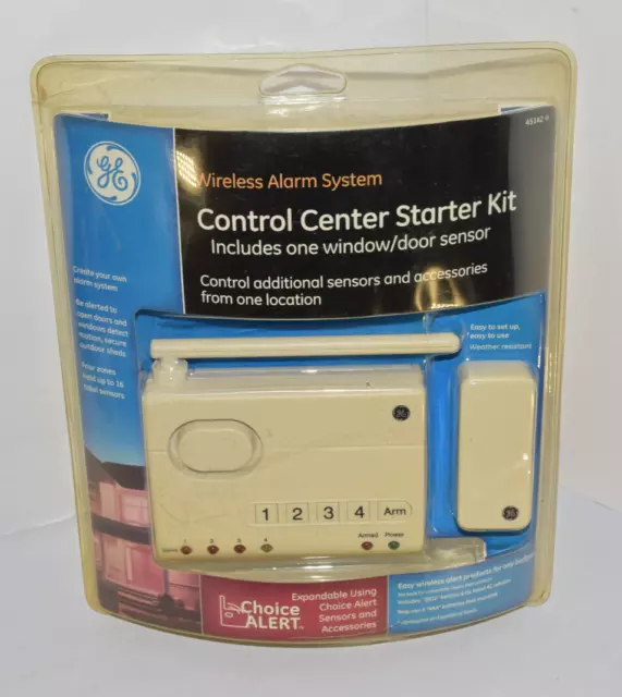 GE Wireless Alarm System Control Center Starter Kit 45142 Choice Alert Security