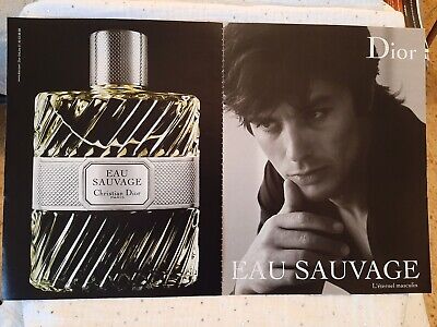 Dior Eau Sauvage de 2014 Perfume Ad  C Dior Publicité papier Parfum 