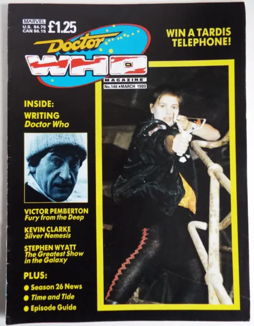 Doctor Who Magazine. DWM 146 March 1989. Writing Dr Who. Book Reviews. Cybermen