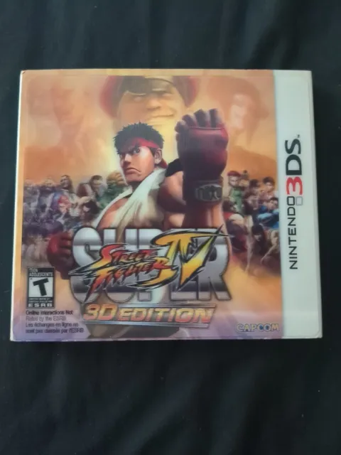 Super Street Fighter IV -- 3D Edition (Nintendo 3DS, 2011) W/ Slip Cover