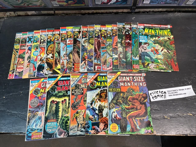 MANTHING Vol.1 Incomplete Vol.2 Complete! Marvel Comics 1974 1979