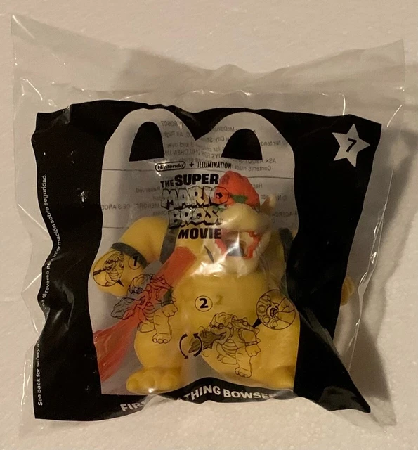 THE SUPER MARIO Bros Movie; Fire Breathing Bowser. McDonalds happy meal