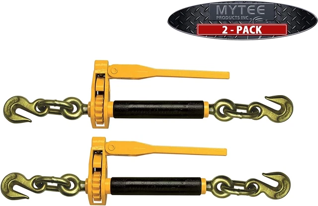 (2 Pack) 5/16-3/8 Peerless Quikbinder Tow Chain Ratchet Binder H5125-0658 Axle
