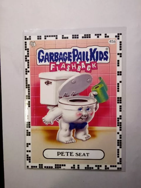 2011 Garbage Pail Kids Flashback 2 White Border PETE SEAT 45A Stickers