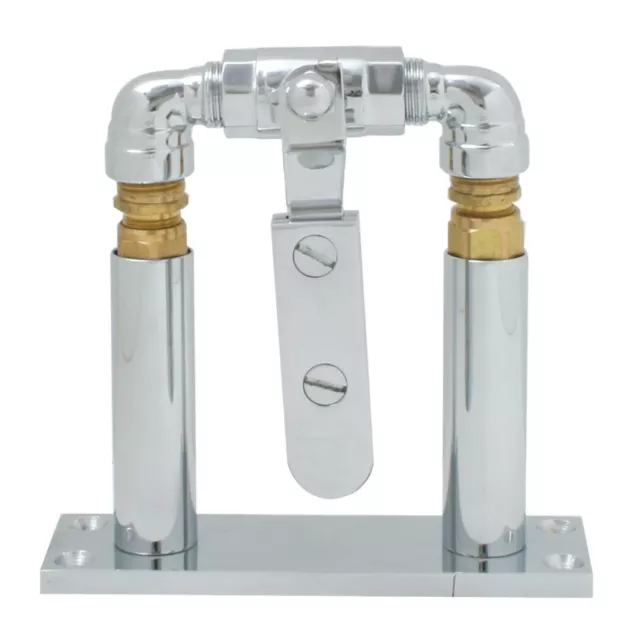 Air Klaxon Valve Levier Chrome Sol Montage Support 4 " Universel Camion Semi