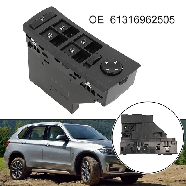 Ensemble interrupteur de réglage miroir de qualité professionnelle pour BMW E5