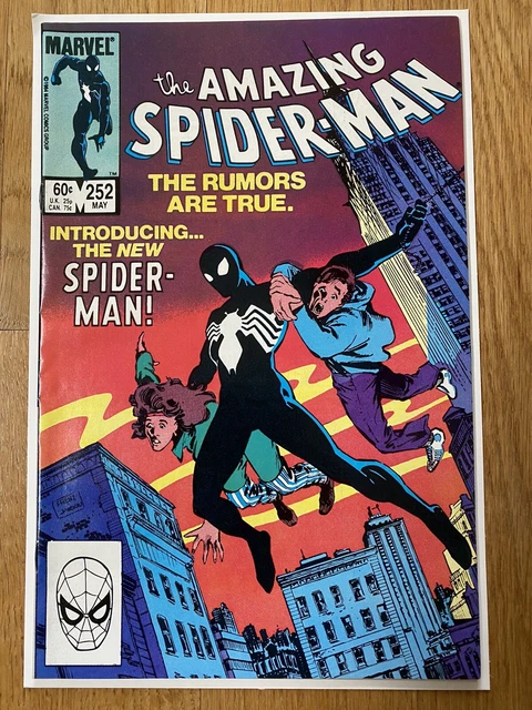 Amazing Spider-man 252 VF to NM 1st Black Costume 1984 Marvel Comics ASM 🔥KEY🔥