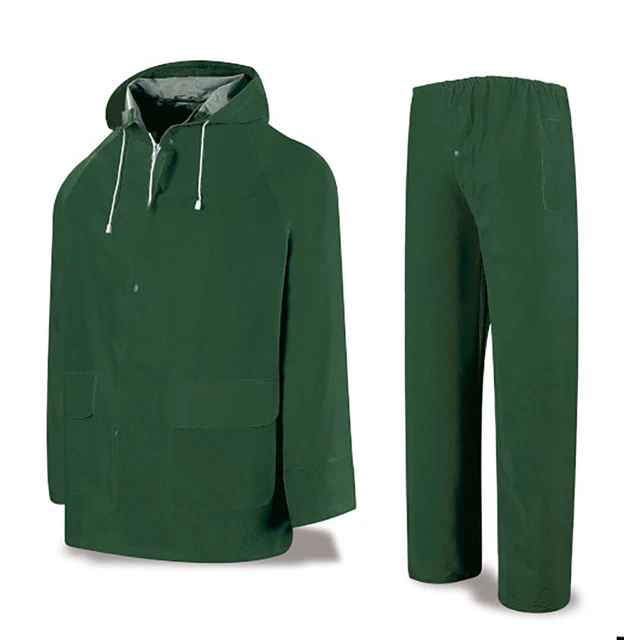 E3/80985 Traje Agua Pvc/Pol Verde 0,32 Talla: Xxl Meteo