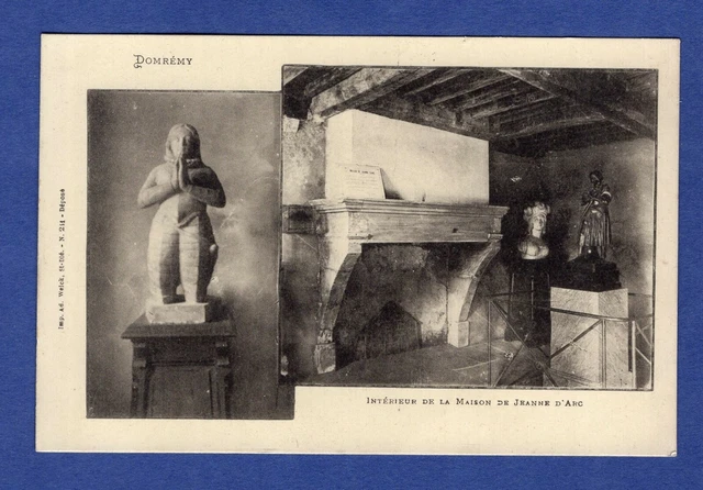 Cc / postcard - CPA / Domremy Maison Jeanne d'Arc interior Vosges // 88