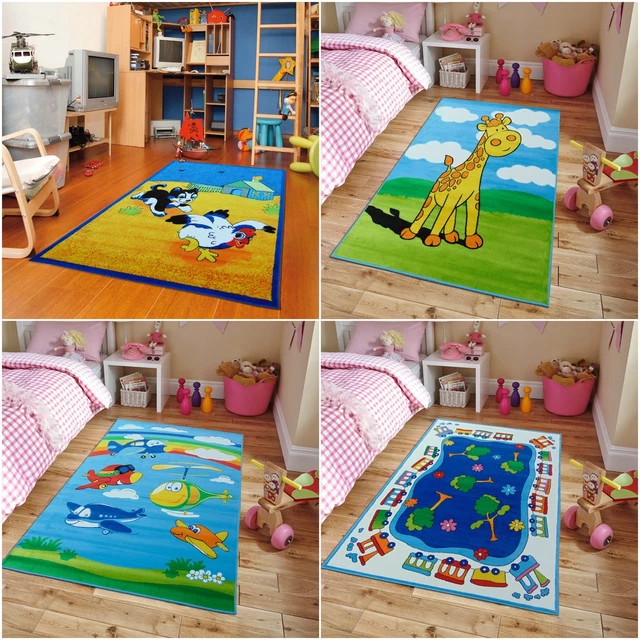 Kids Area Rug Kids Rugs 5x7 Playroom Rugs Classroom Rug Educational Rug Carpet