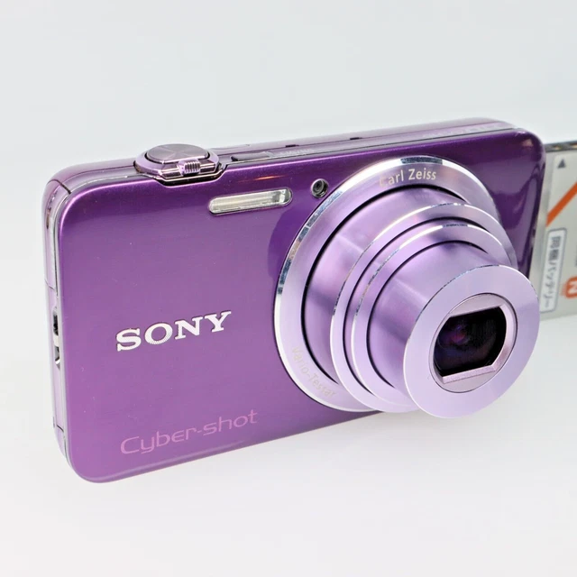 [Near Mint] SONY Digital Camera Violet Cyber shot DSC-WX30 5.0x zoom from Japan