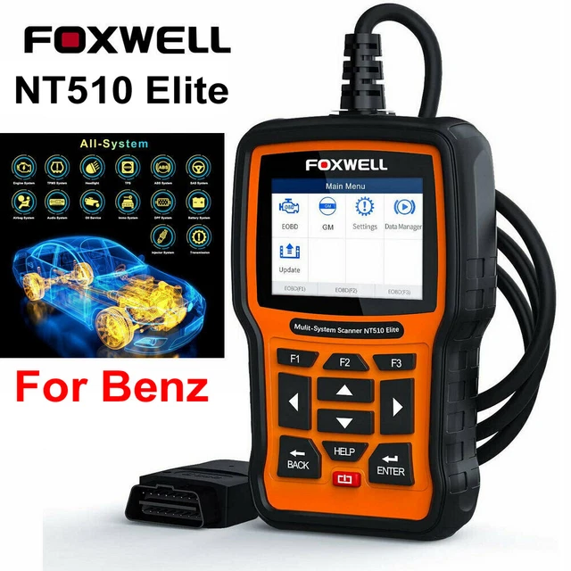 For Benz Mercedes All System Auto Diagnostic Scanner ABS SRS EPB OIL Code Reader