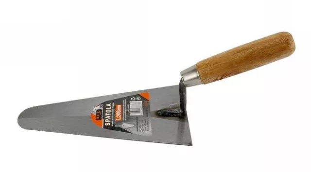 Truelle A Pointe Ronde Spatule Modèle Maçons Briques Poignée Bois Dfh