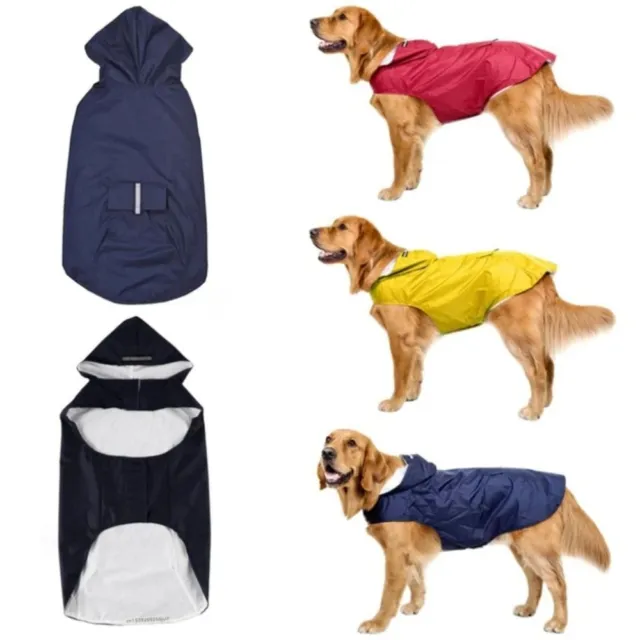 Giacca impermeabile con cappuccio Impermeabile per cani Poncho da pioggia