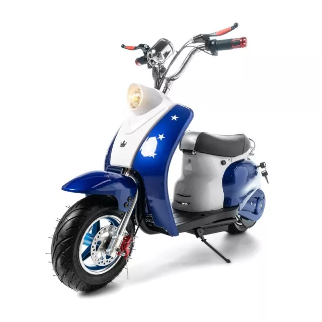 Moto électrique enfant Hiro Falcon 550W Bleu - APOLLO - Loisir-Plein-Air