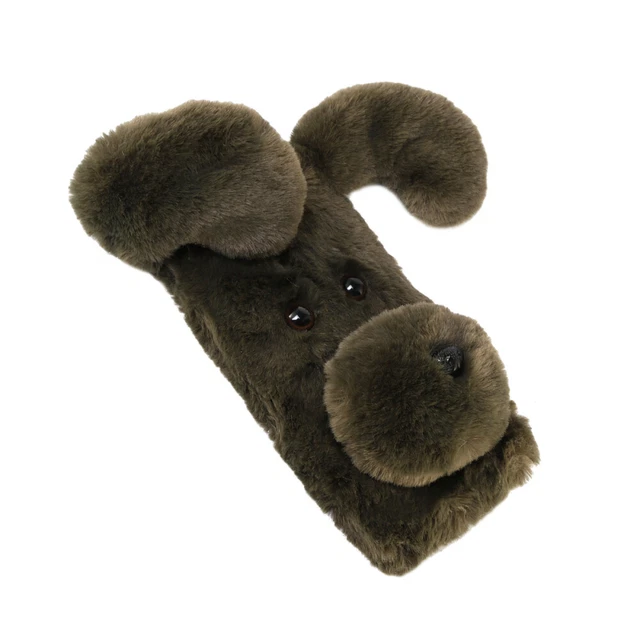 Coque pour téléphone à motifs en peluche douce Mignon hiver de mode Garder 5