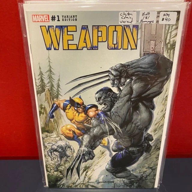 Weapon H #1 - Clayton Crain Incredible Hulk #181 Homage Variant - NM