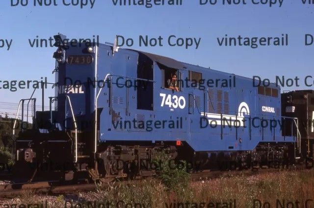 Original Kodachrome Slide of Conrail GP9 7430 Canadian National Hamilton Ontario