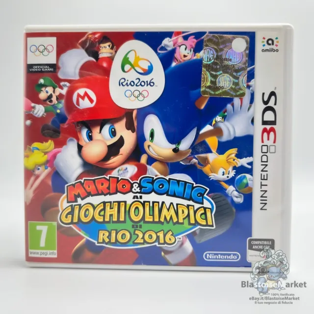 Mario E Sonic Ai Giochi Olimpici Di Rio 2016 🔥 Nintendo 3Ds 2Ds  🎁 Per Bambini