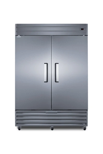 Summit SCRR432 Accucold 55"W 38.61 Cu. Ft. Commercial Reach-In - Stainless Steel