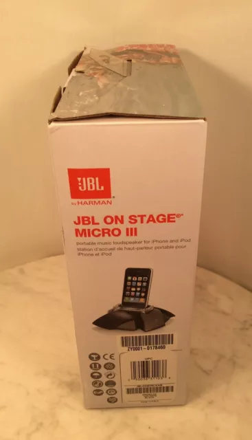 Haut-parleur de musique portable JBL ON STAGE MICRO III pour iPhone et iPod neuf 3