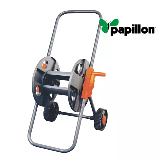 Carrello Avvolgitubo Antiurto Da Giardino Per 45 Mt Tubo 1/2" Irrigazione