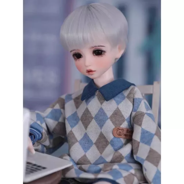 Set completo 1/4 BJD bambola SD resina giunto occhi trucco viso ragazzo giocattolo regalo