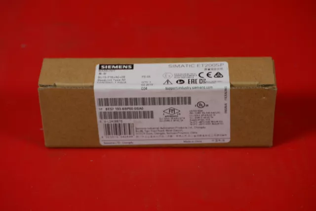 Siemens Simatic S7 6ES7193-6BP00-0BA0 / 6ES7 193-6BP00-0BA0 ET200SP NEU
