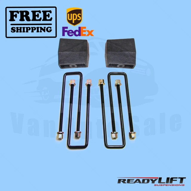 SUSPENSION LEAF SPRING Block Kit Rear 5" ReadyLift for GMC Sierra 1500