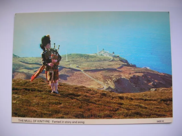 Mull of Kintyre, near Campbeltown – Lighthouse, Piper, Bagpipes. Hail Caledonia.