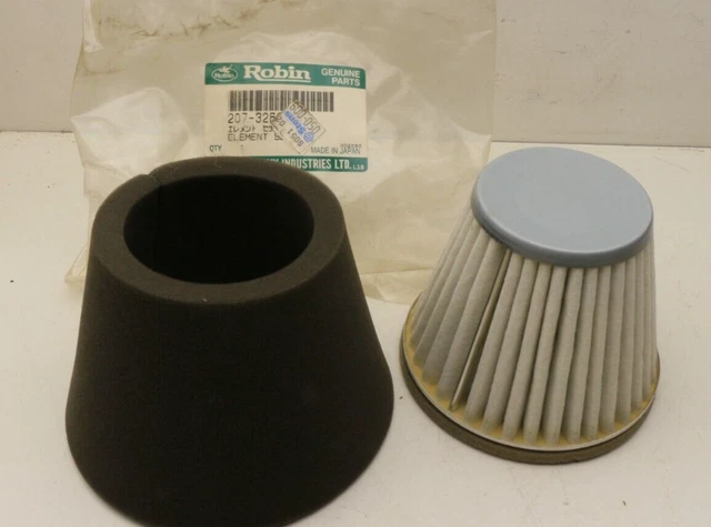 Genuine Robin Subaru Air Filter Set 207-32606-18  2073260618 EY350 EY400 EH340