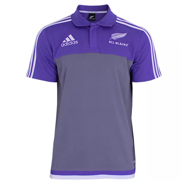 adidas Herren Shirt All Blacks Polo Poloshirt Rugby Team Neuseeland