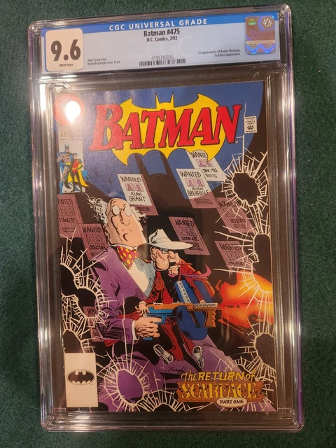 Batman #475 CGC 9.6 /  1st Appearance of Renee Montoya DC Comics 1992