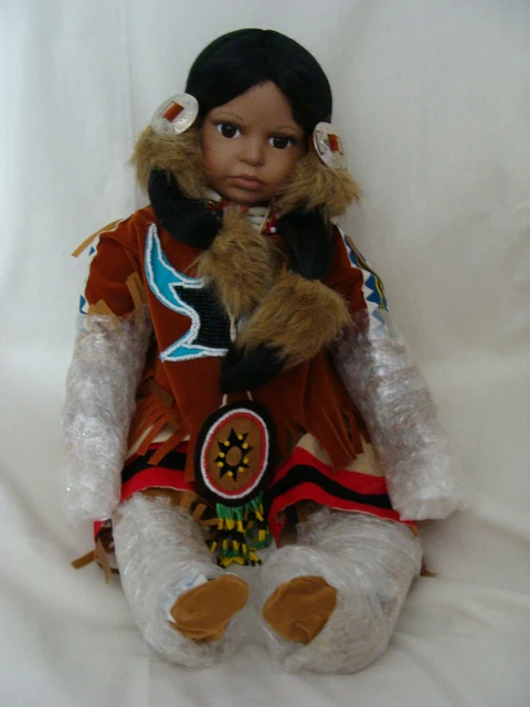 Heritage Signature Collection - Soaring Eagle Porcelain Doll - New in Box