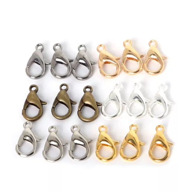 10mm- 30mm Parrot Claw Lobster Clasps Jewellery Findings Clip Toggle Hook 2-20pc