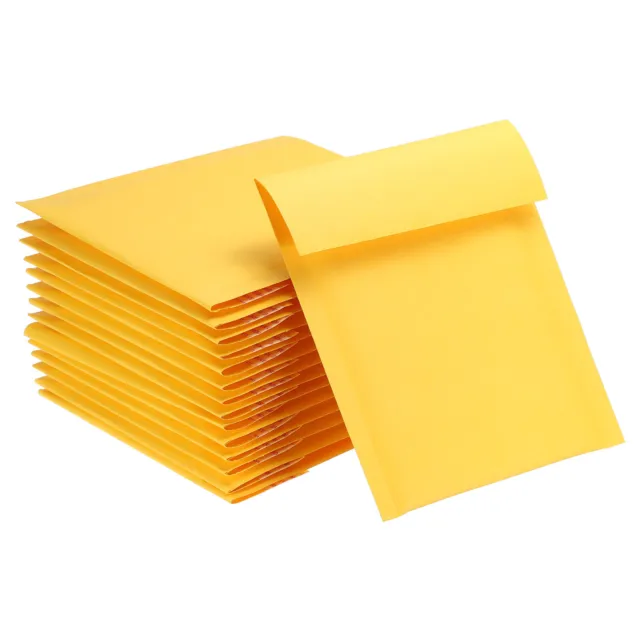 Bulle Expéditeurs Rembourré Enveloppes Jaune 13x15mm pour Emballage Set 50