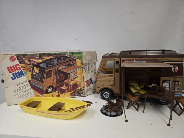 Big Jim Série Aventure - Mattel - Camper (Roulotte) ref.4384