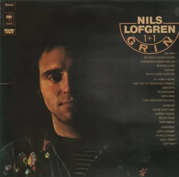 Nils Lofgren Grin - 1+1 NEAR MINT CBS 2xVinyl LP