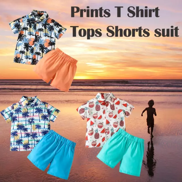 Kids Baby Boys Gentleman Outfit Bow Tie T-Shirt Shorts Set Summer Casual Clothe`