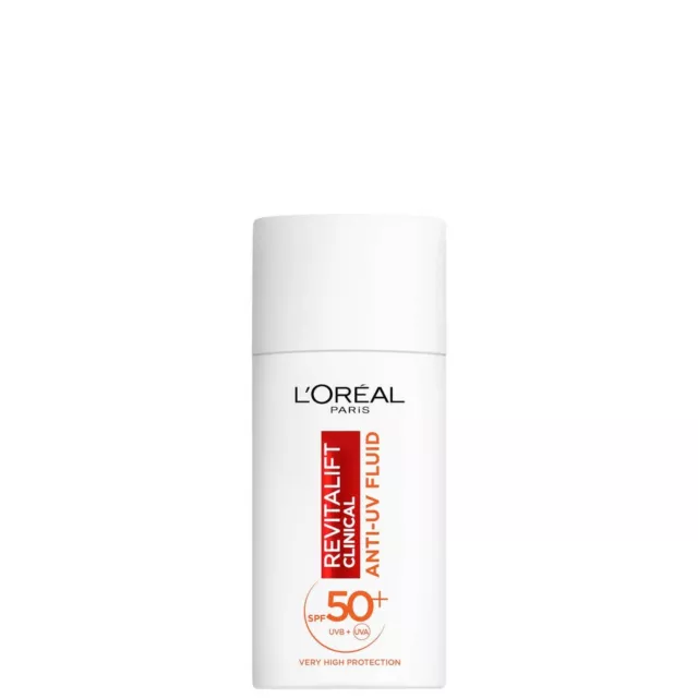 L'Oréal Paris Revitalift Clinical Vitamin C Fluid SPF 50 Moisturiser 50ml IN BOX