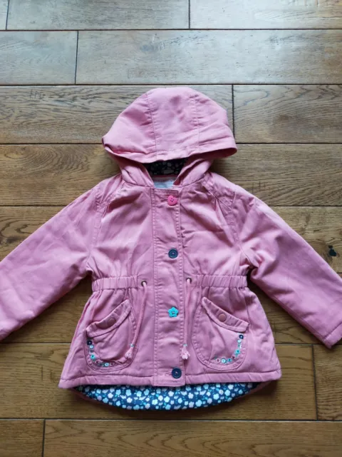 ⭐BNWOT.Fabulous Little Girl Cotton Parka Jacket, TU, 2-3Years, Pink, Immaculate⭐