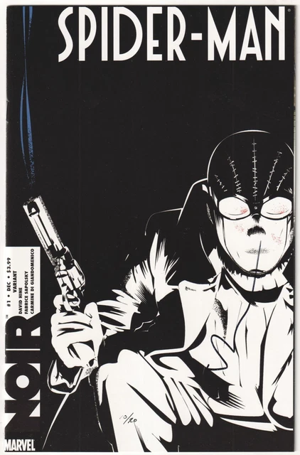 Spider-Man Noir #1 Dynamic Forces Signed Calero 1St App Spiderverse Marvel Movie