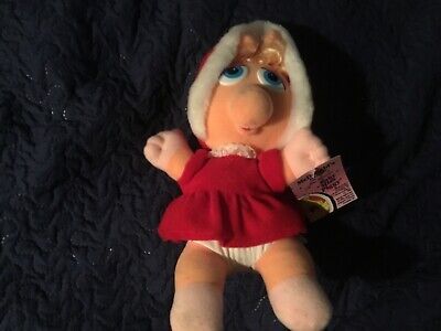 Vintage 1987 McDonalds Jim Henson Baby Miss Piggy Plush Muppets