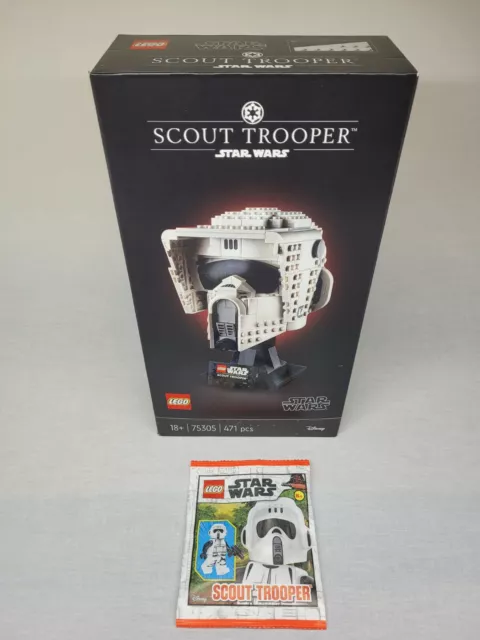 Lego Star Wars Scout Trooper Helmet & Minifigure 75305