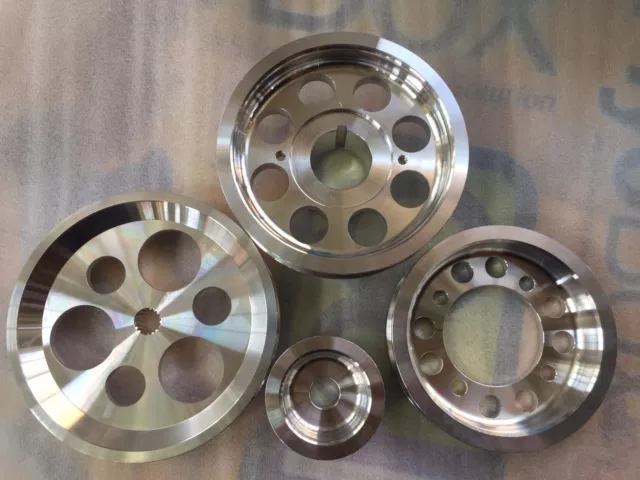 Poulie légère pour Toyota Supra 1JZ 2JZ 1JZGTE 2JZGTE GS300 CS300 2JZGE 4PC 2